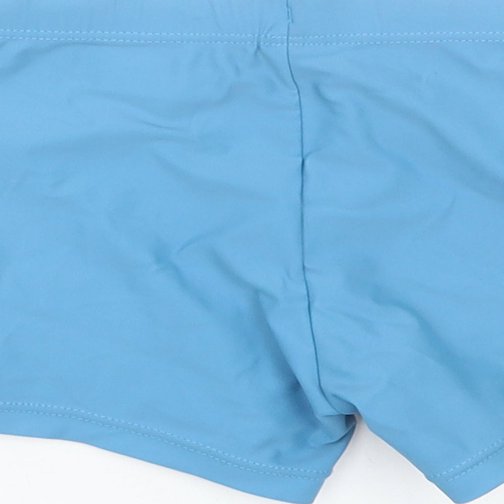 FC Barcelona Boys Blue Compression Shorts Size 6-7 Years - FC Barcelona