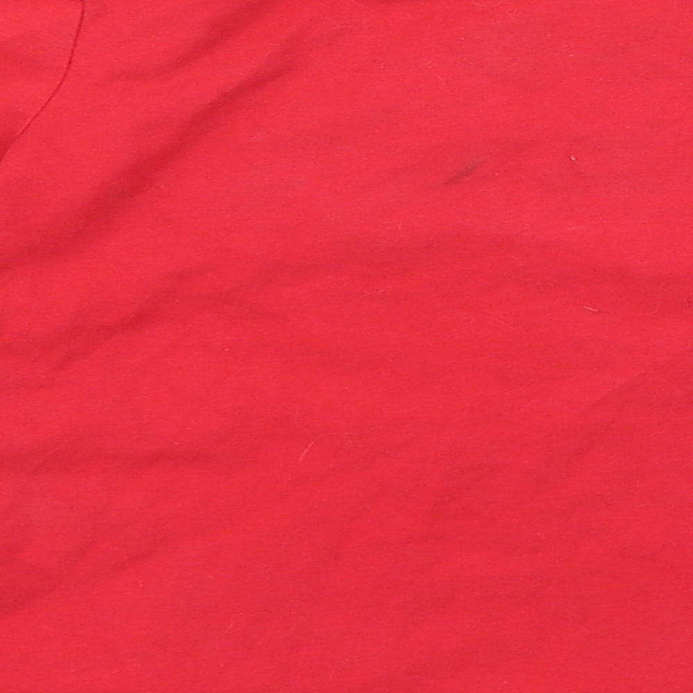 Nutmeg Girls Red Basic T-Shirt Size 3-4 Years