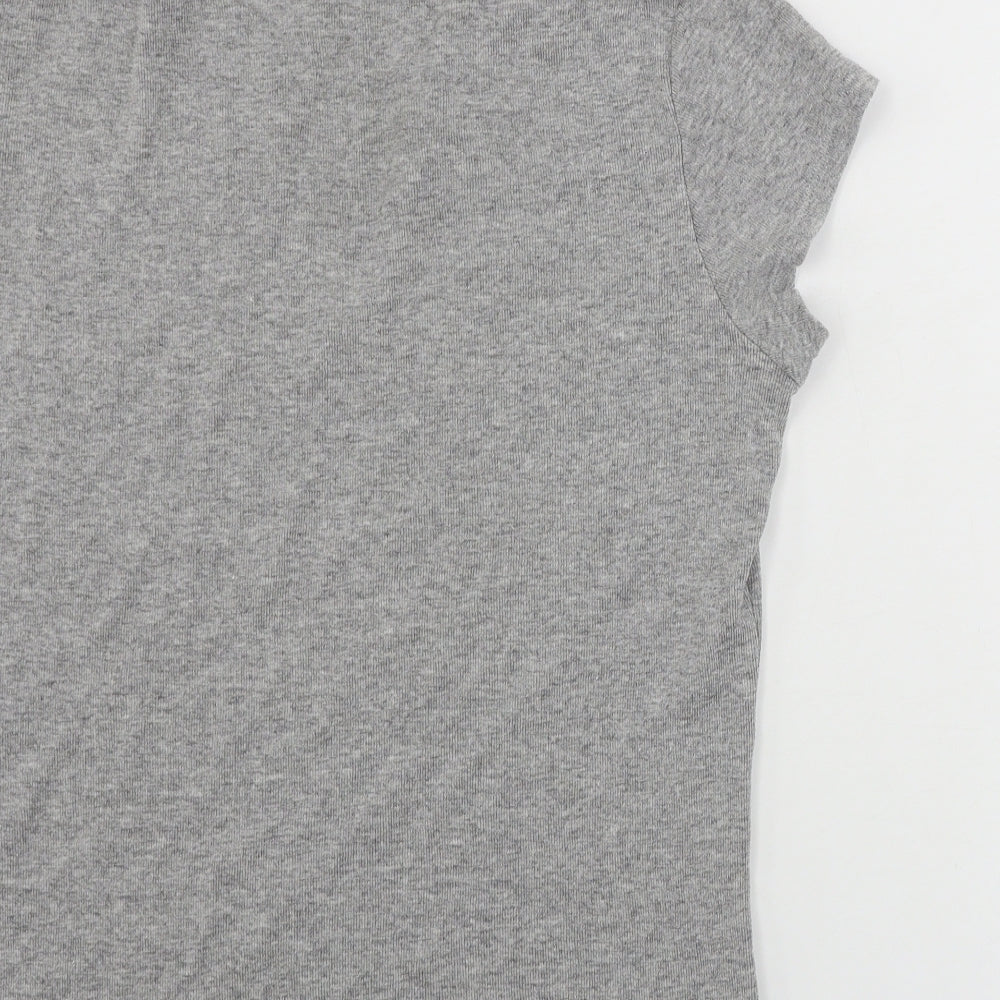 Dorothy Perkins Womens Grey Basic T-Shirt Size 12