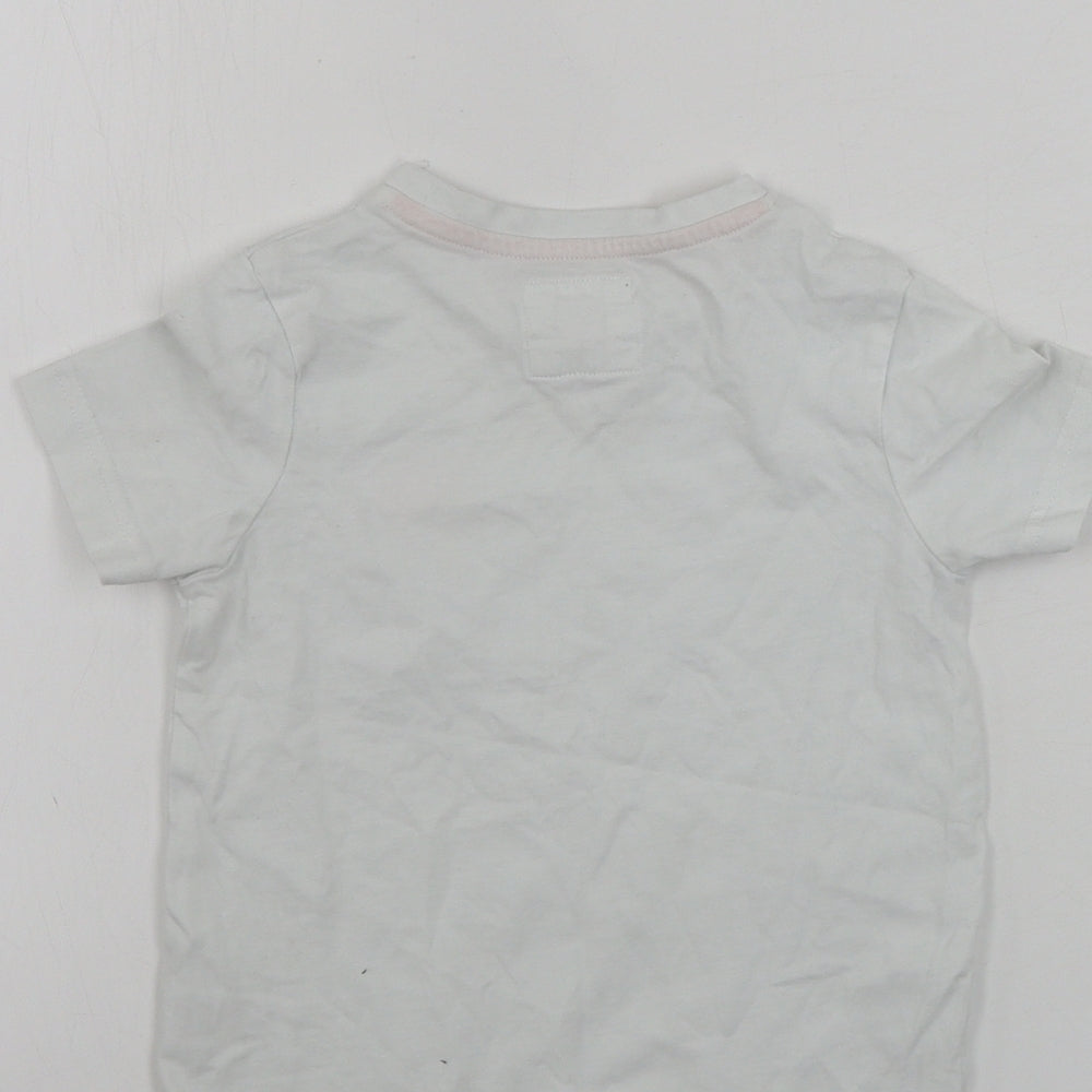 TU Boys White Basic T-Shirt Size 2 Years