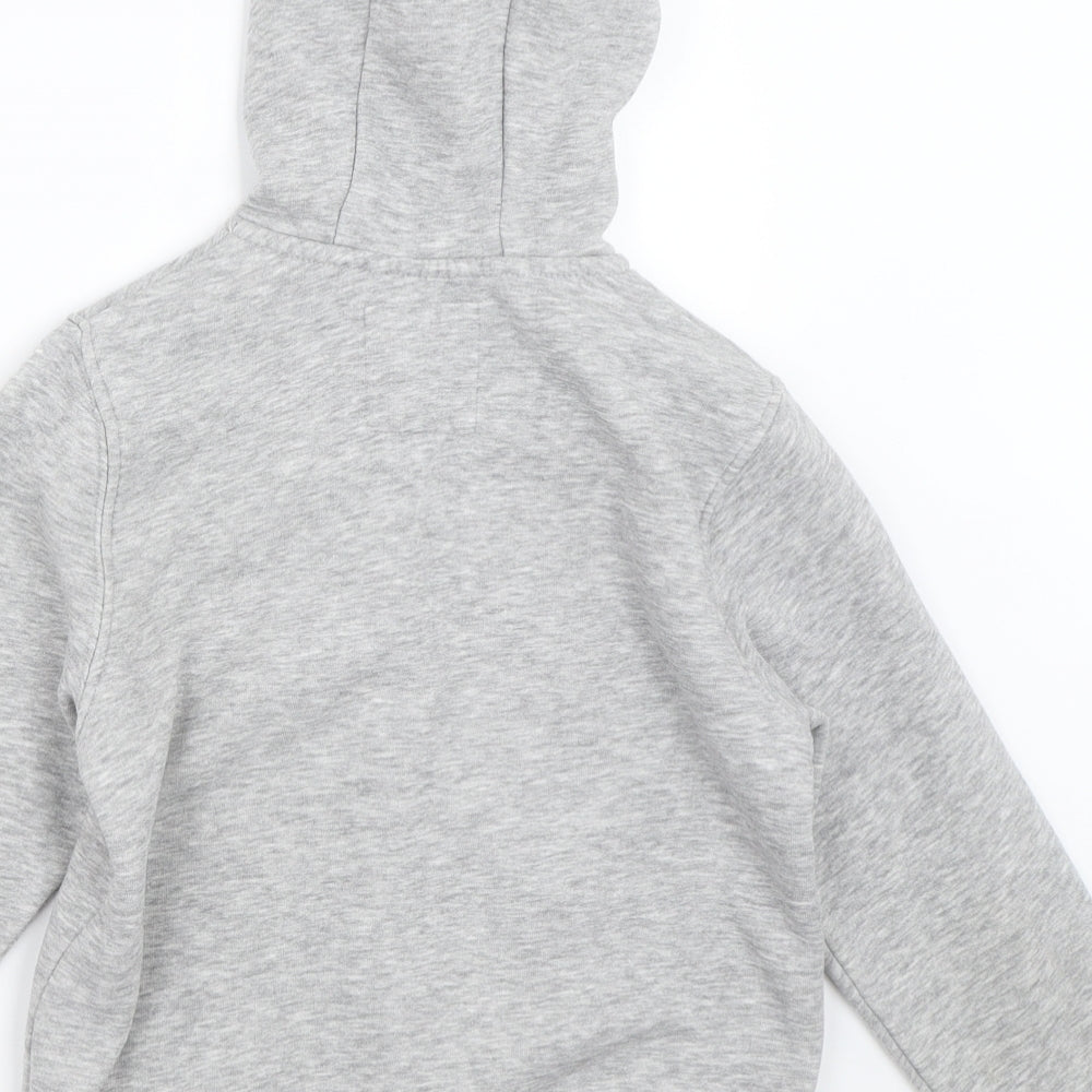 NEXT Girls Grey Full Zip Hoodie Size 5-6 Years