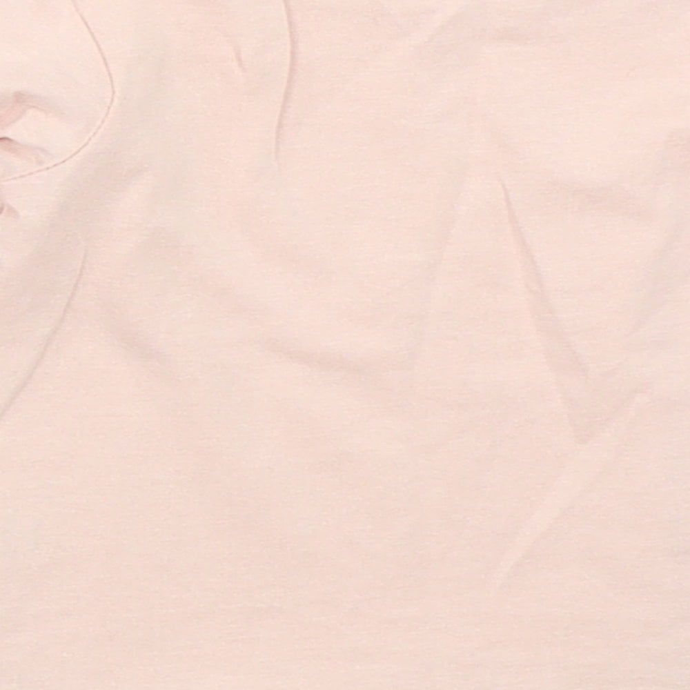 George Girls Pink Basic T-Shirt Size 3-6 Months