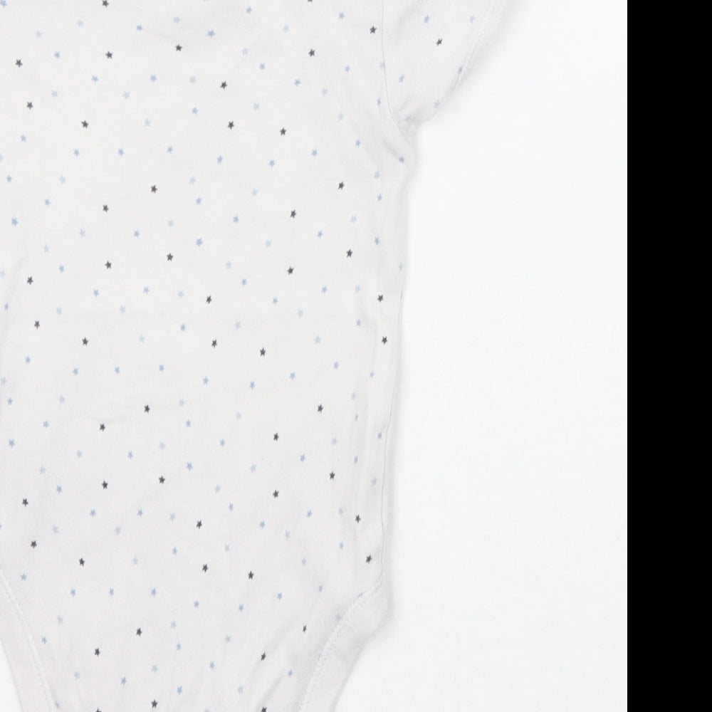 Primark Baby White Geometric Babygrow One-Piece Size 18-24 Months