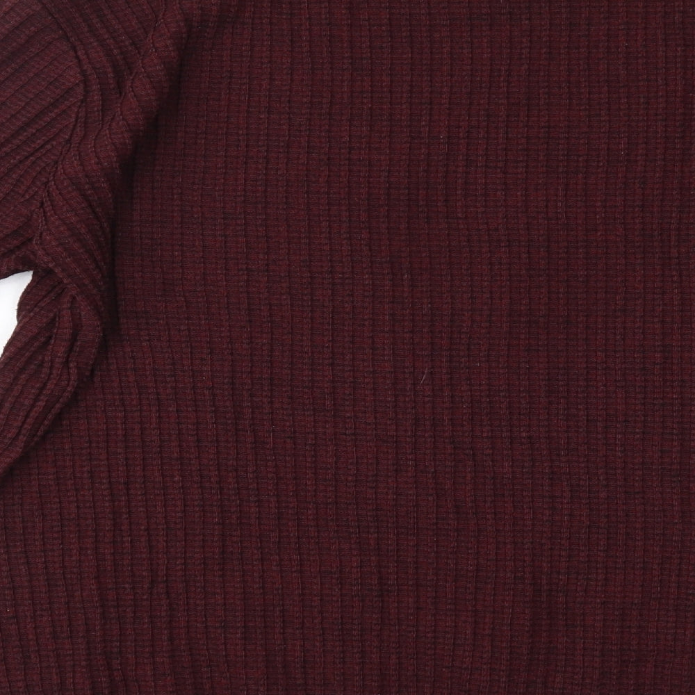 River Island Mens Red Pullover Jumper Size L