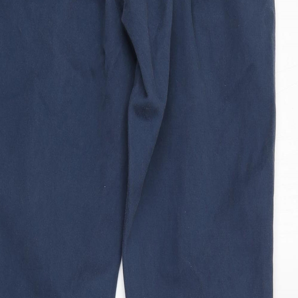 Topman Womens Blue Chino Trousers Size 32 in L32 in