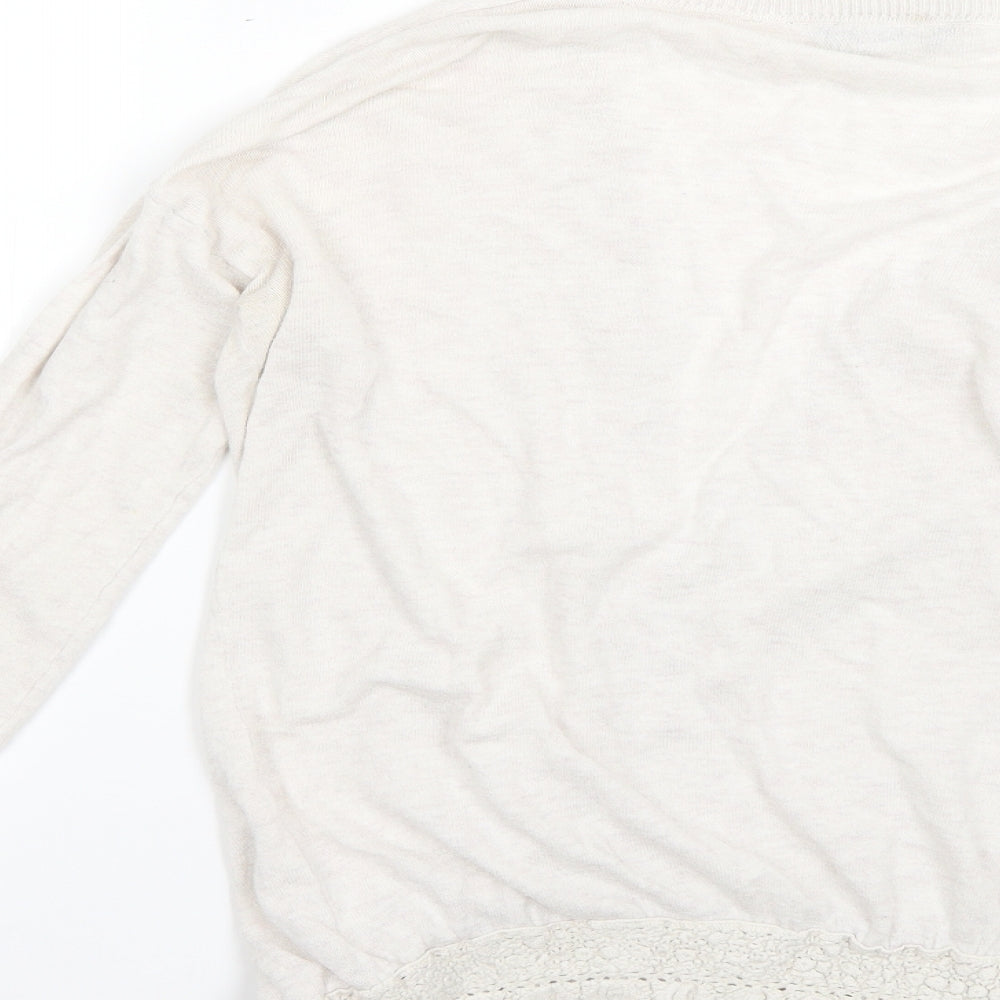 Dorothy Perkins Womens Beige Cardigan Jumper Size 10