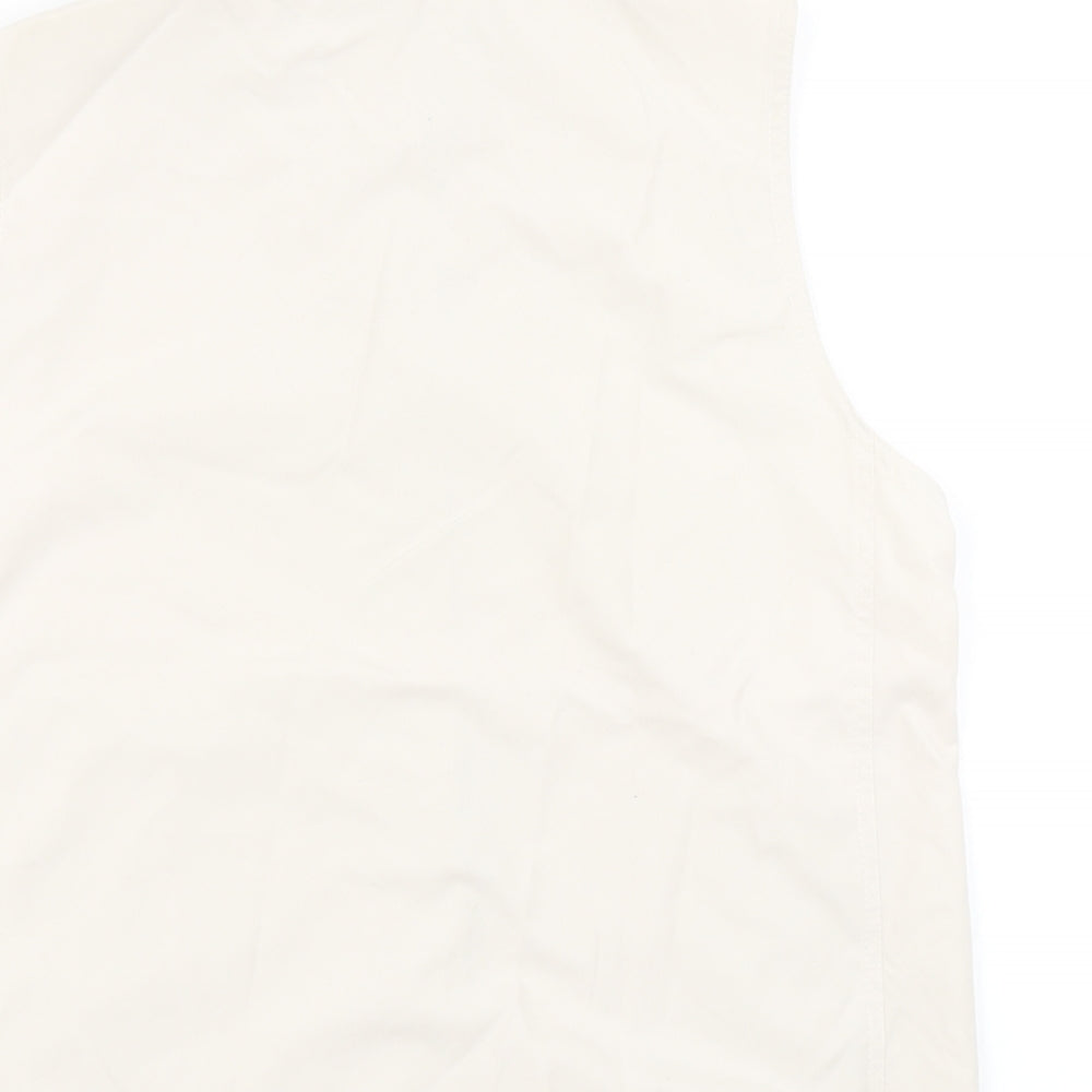 Atmosphere Womens Beige Basic Blouse Size 12 - Velcro fastening
