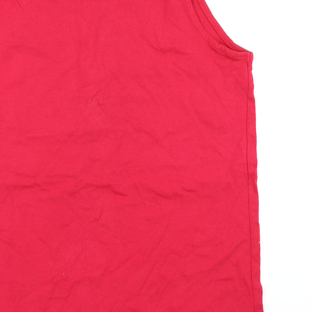 bpc Womens Pink Basic Tank Size M
