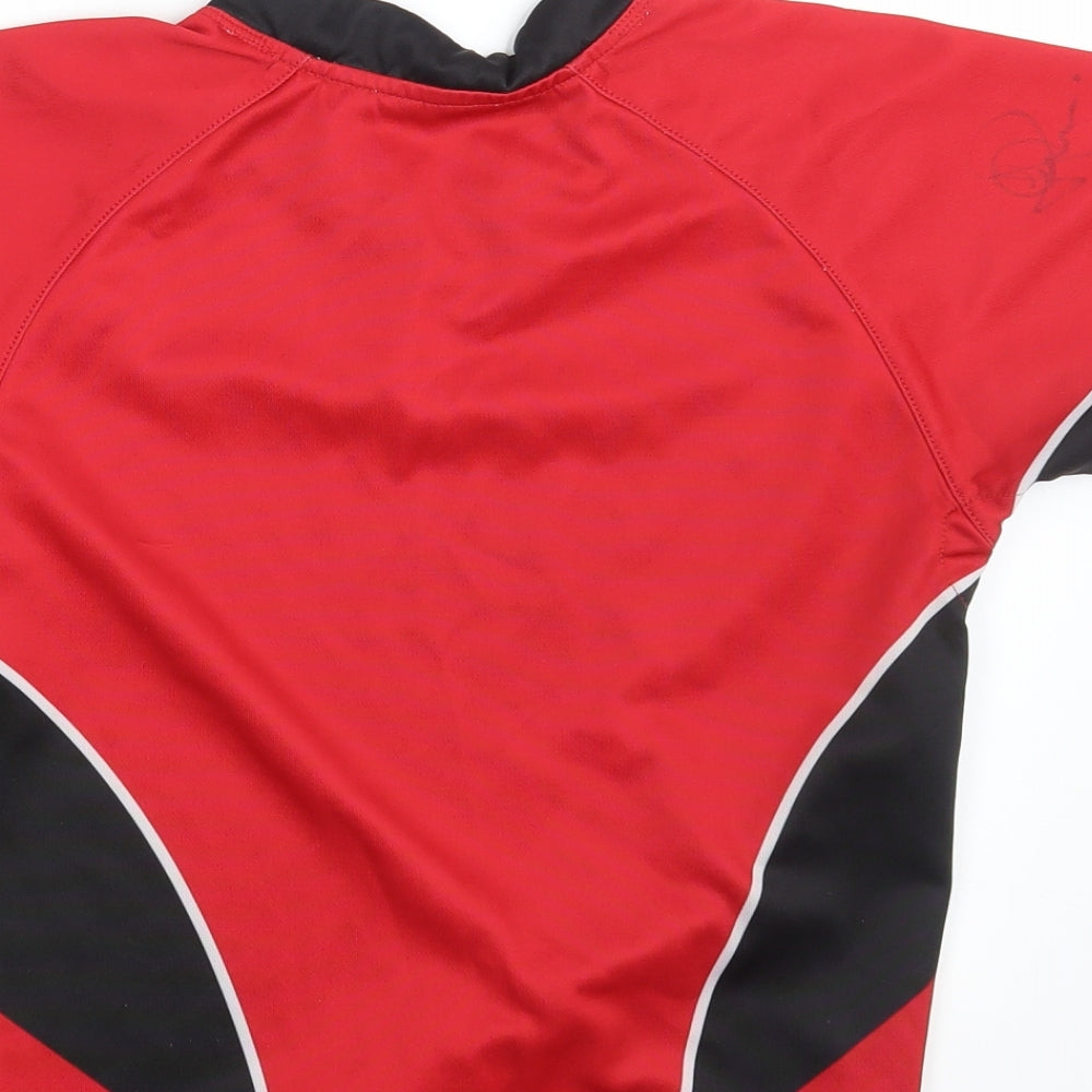 Samurai Boys Red Basic T-Shirt Size S