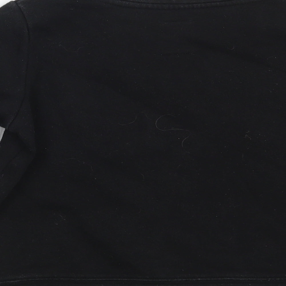Gap Girls Black Pullover Sweatshirt Size 6-7 Years