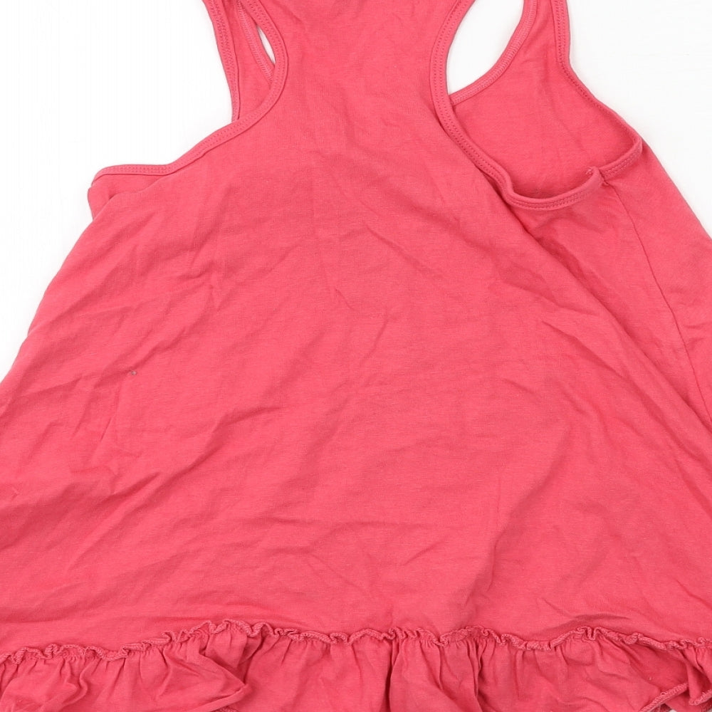 Young Dimension Girls Pink Tank Dress Size 10-11 Years - Vintage Angel