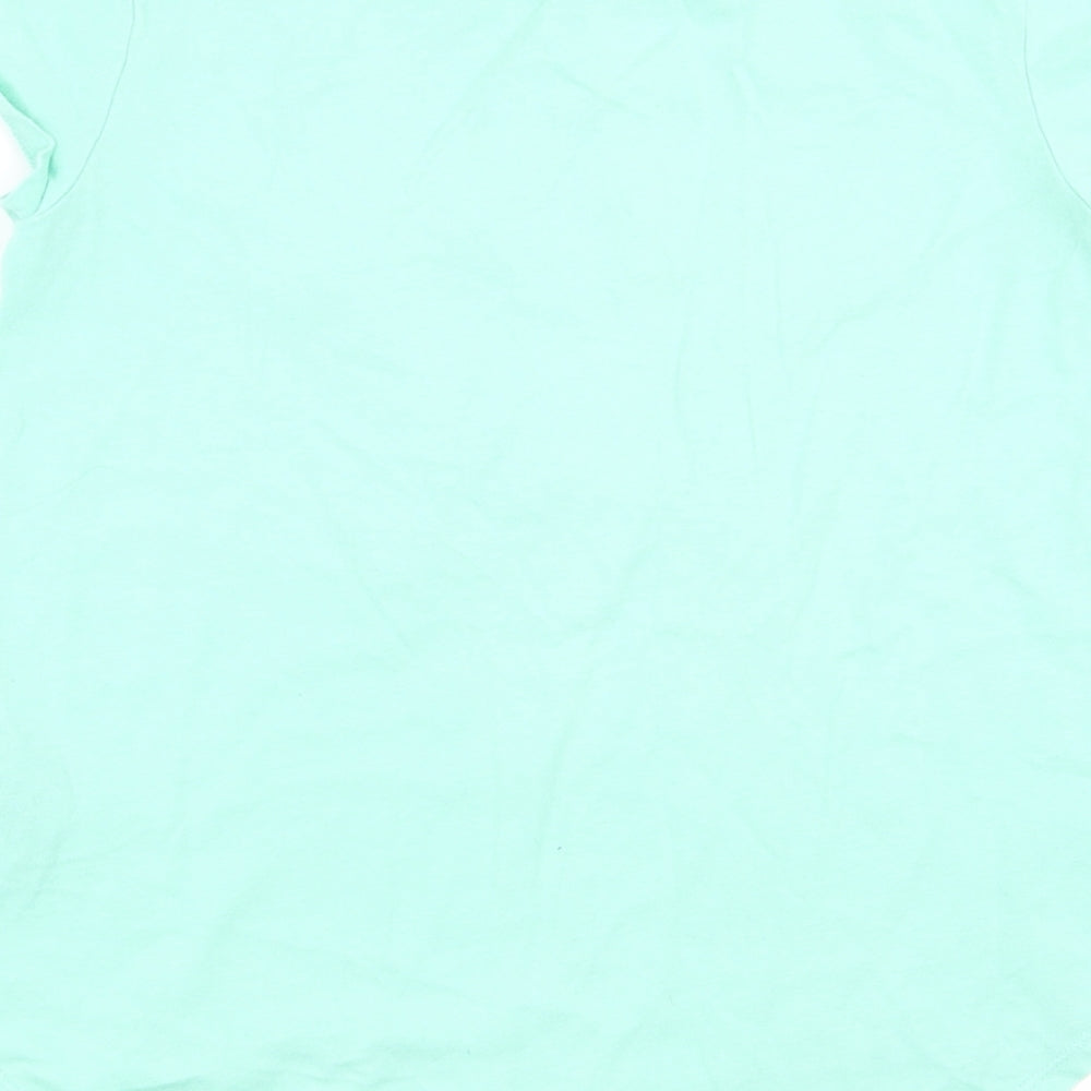 Gap Girls Green Basic T-Shirt Size 8 Years
