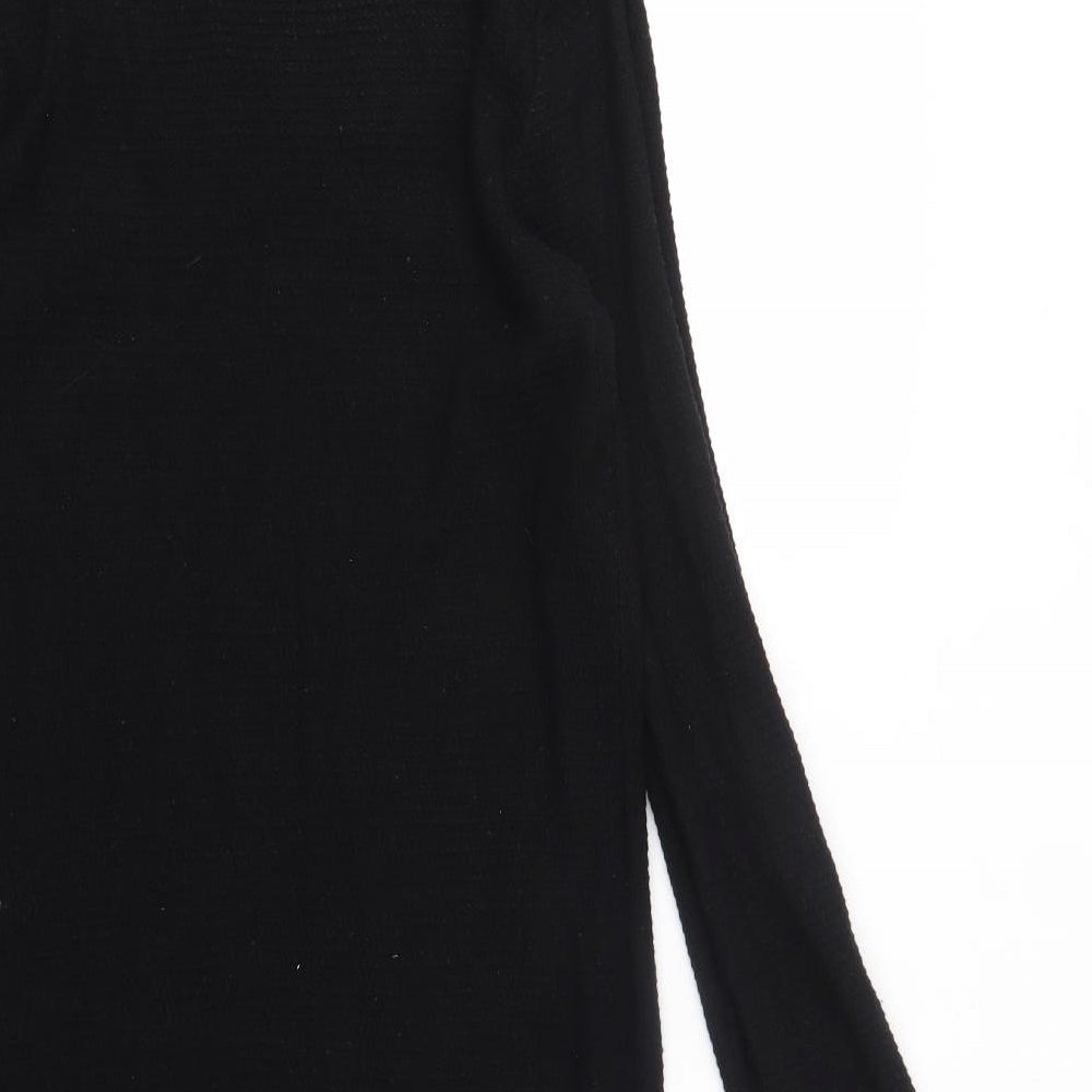 George Womens Black Fit & Flare Size 8