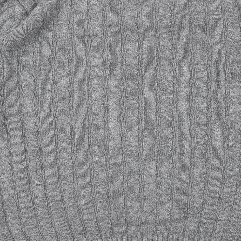 BELLISMIMO Mens Grey Pullover Sweatshirt Size XL