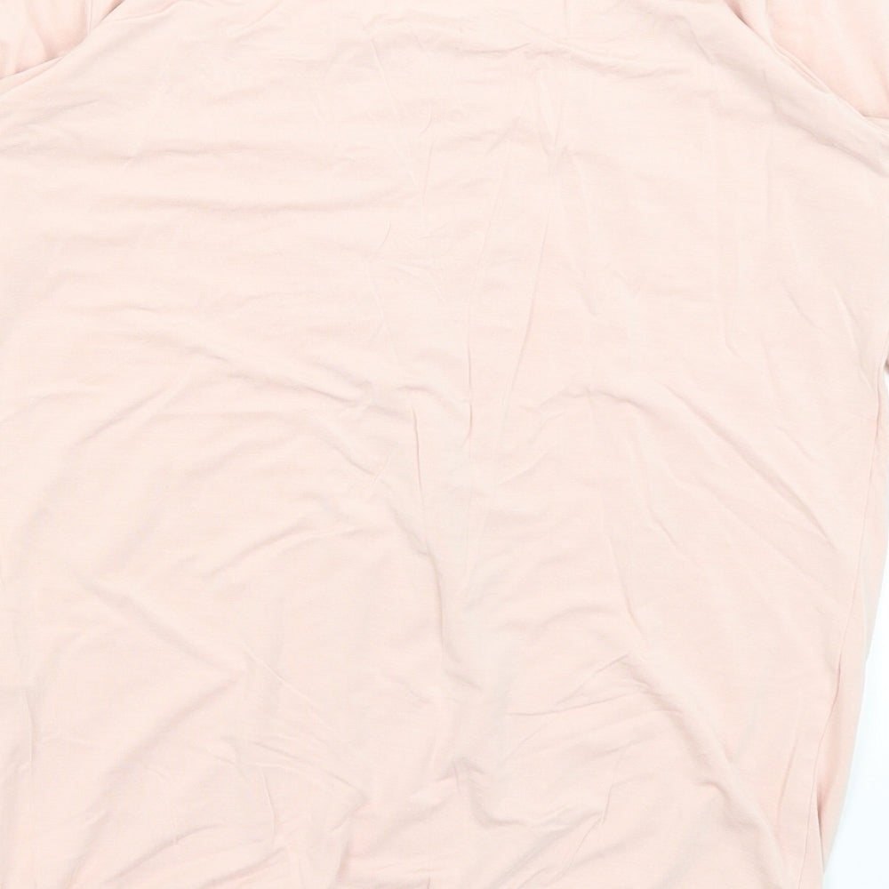 Luisa Moretti Womens Pink Basic T-Shirt Size M