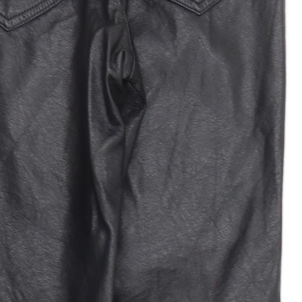 Topshop Womens Black Trousers Size 4 L21 in