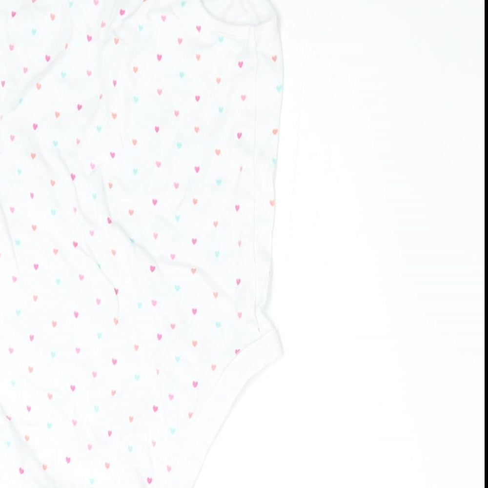 F&F Baby White Babygrow One-Piece Size 24 Months