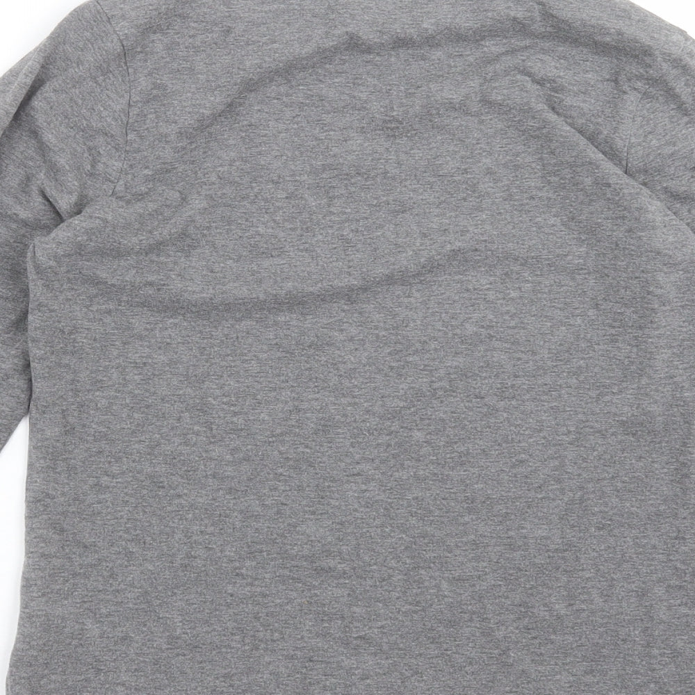 Primark Girls Grey Solid Top Pyjama Top Size 12-13 Years - Never Stop Dreaming