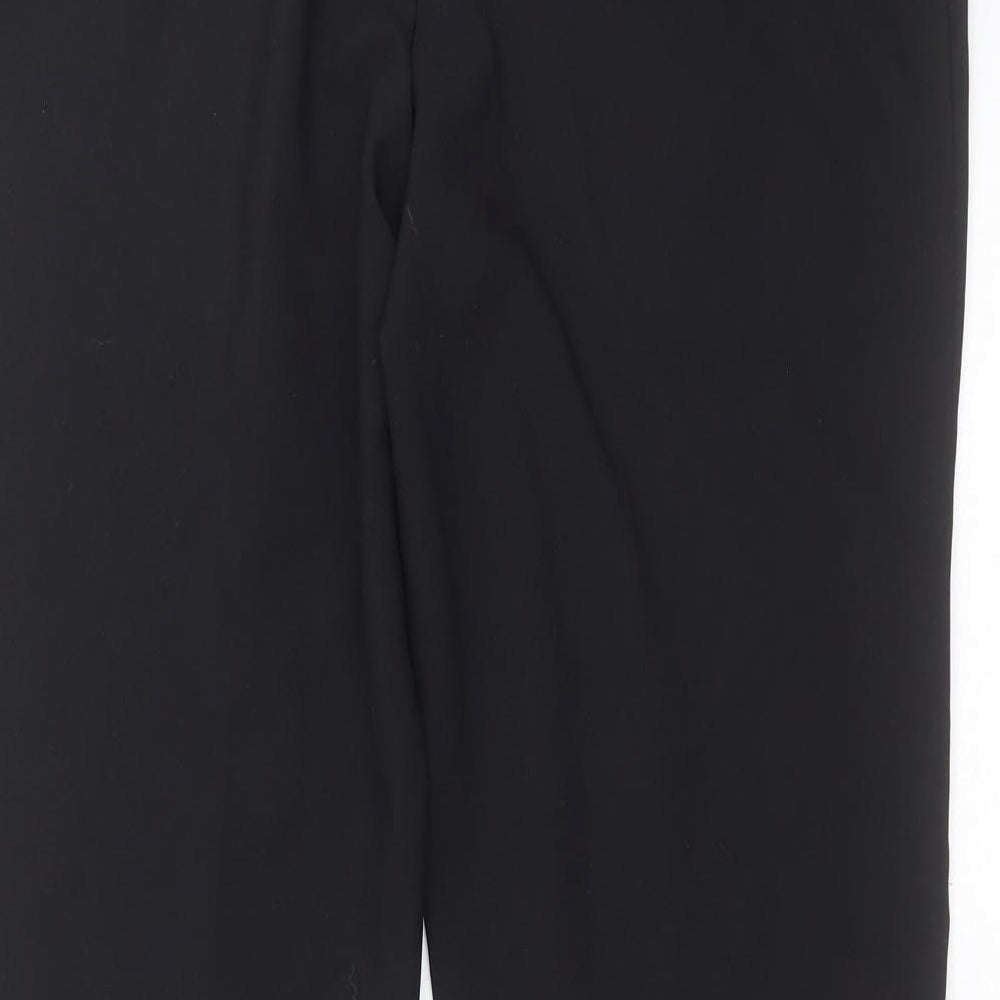George Womens Black Trousers Size 14 L28 in
