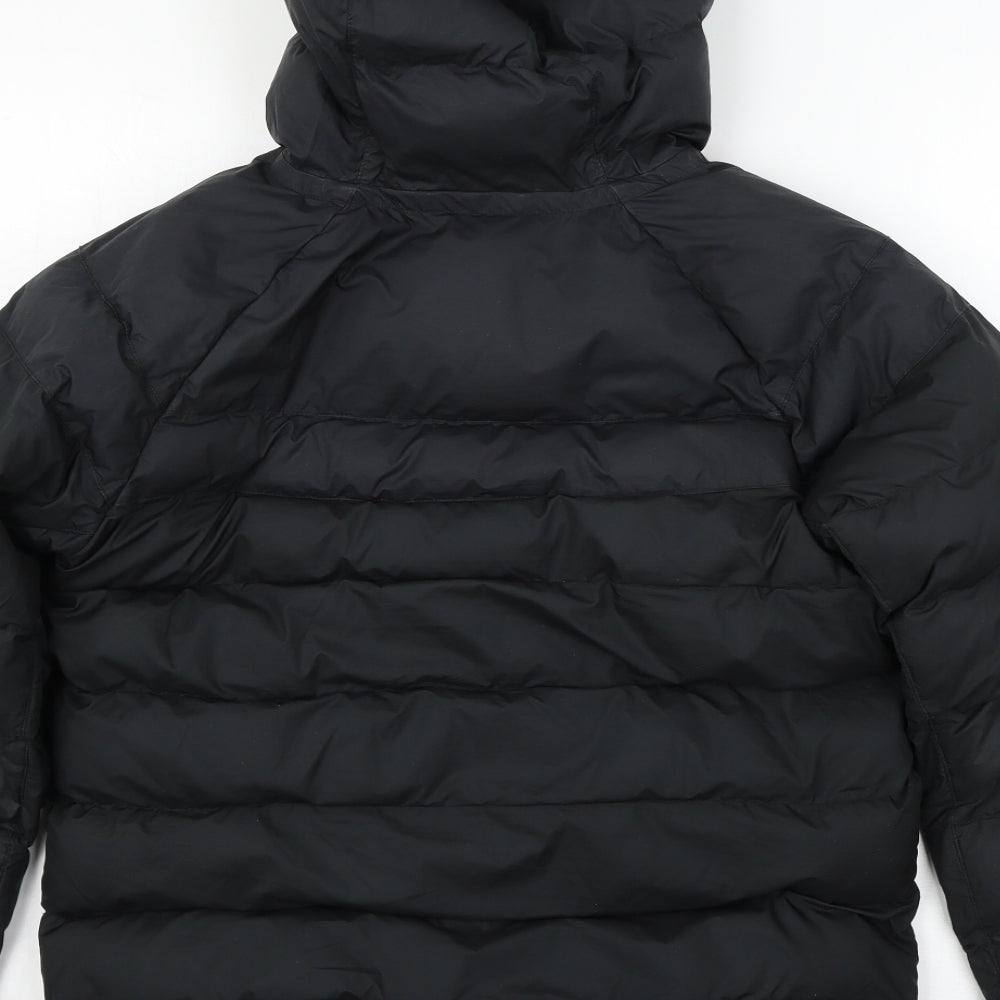 Nike Girls Black Puffer Jacket Coat Size L