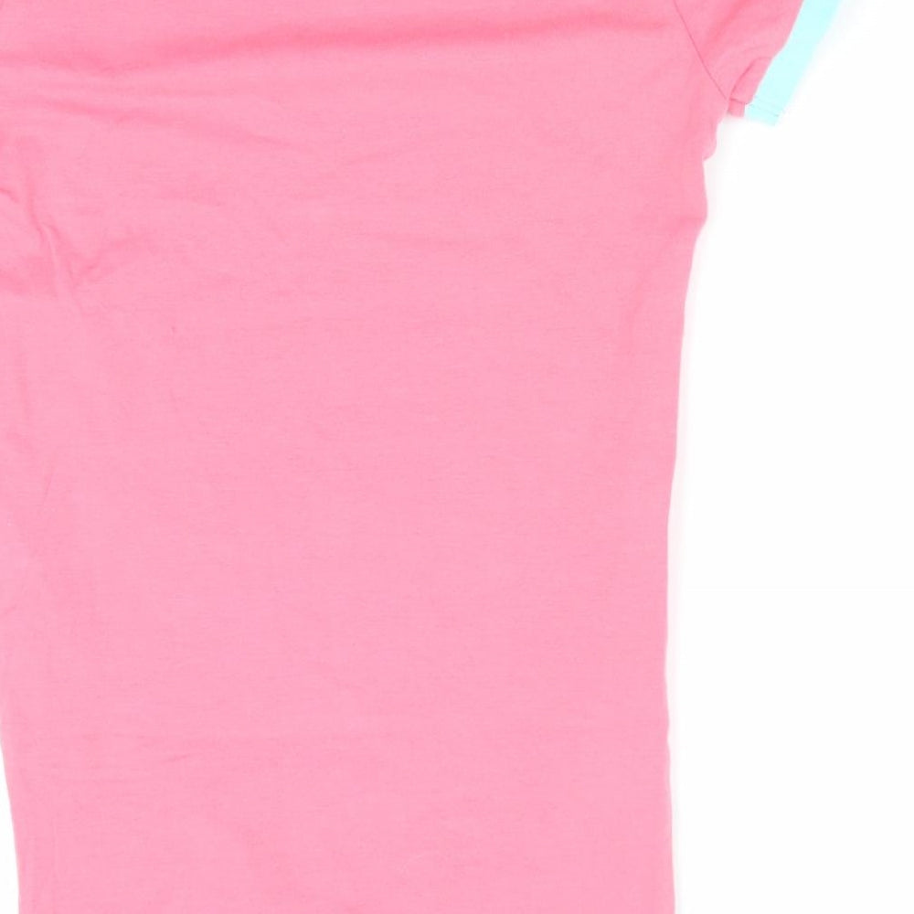 Character.Com Girls Pink Basic T-Shirt Size 12 Years - Disney Moana - Snug Fit