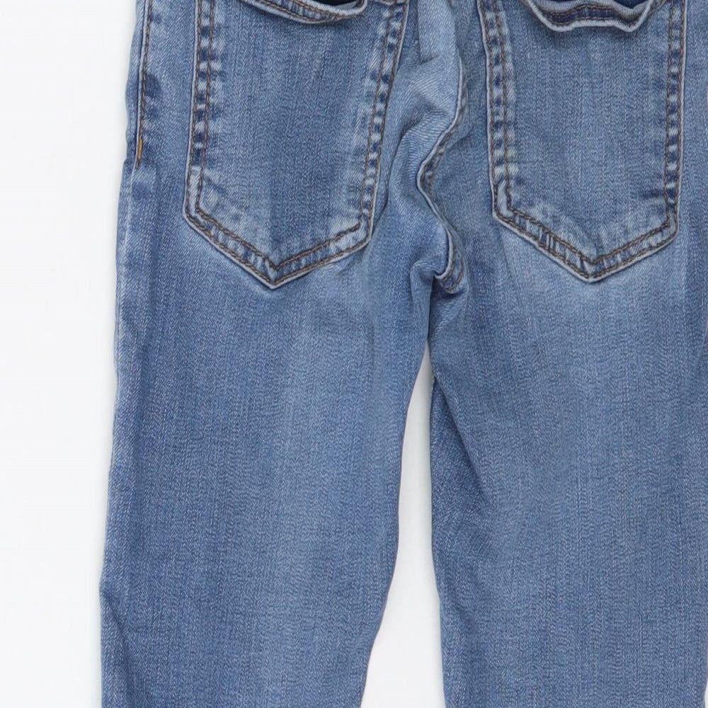 NEXT Girls Blue Denim Flared Jeans Size 8 Years