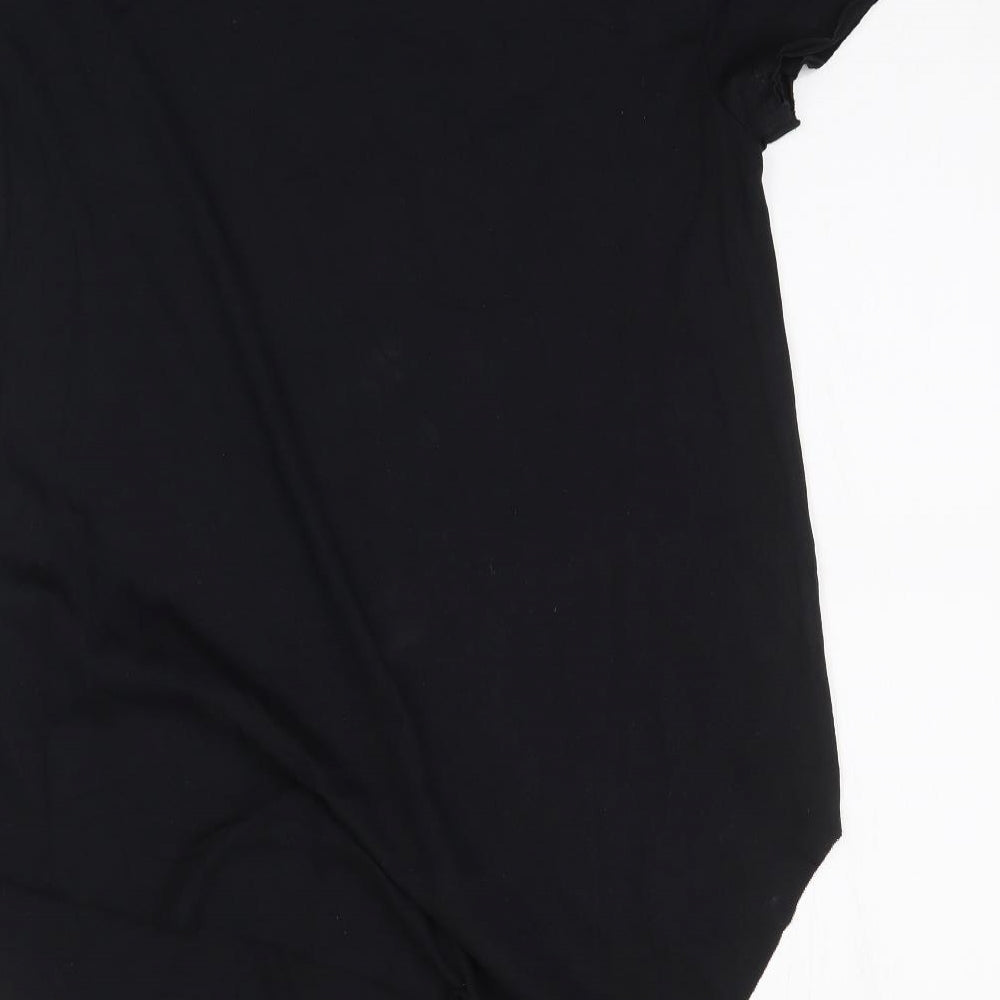 Reserved Mens Black T-Shirt Size XS