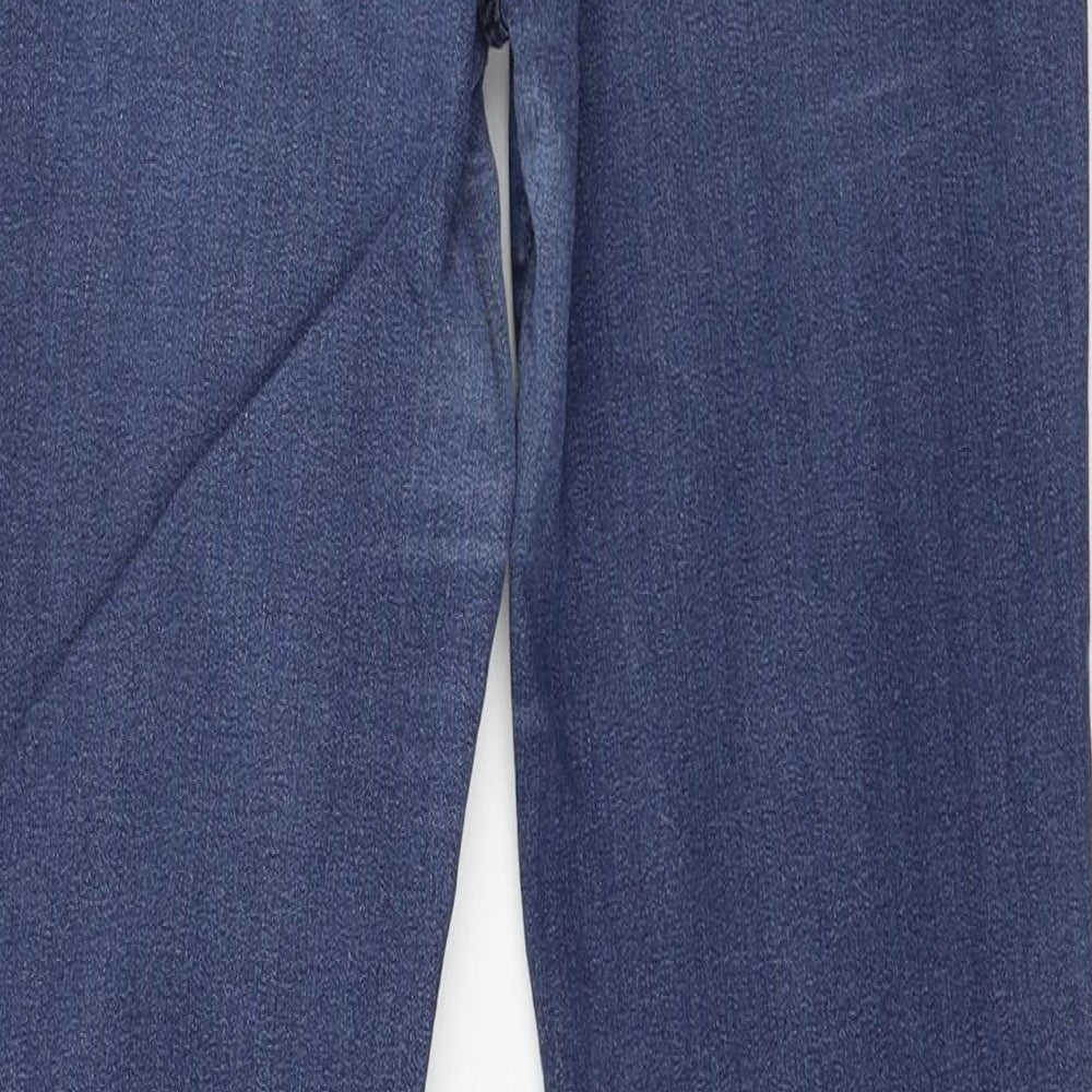 Preworn Womens Blue Denim Skinny Jeans Size 8 L29 in