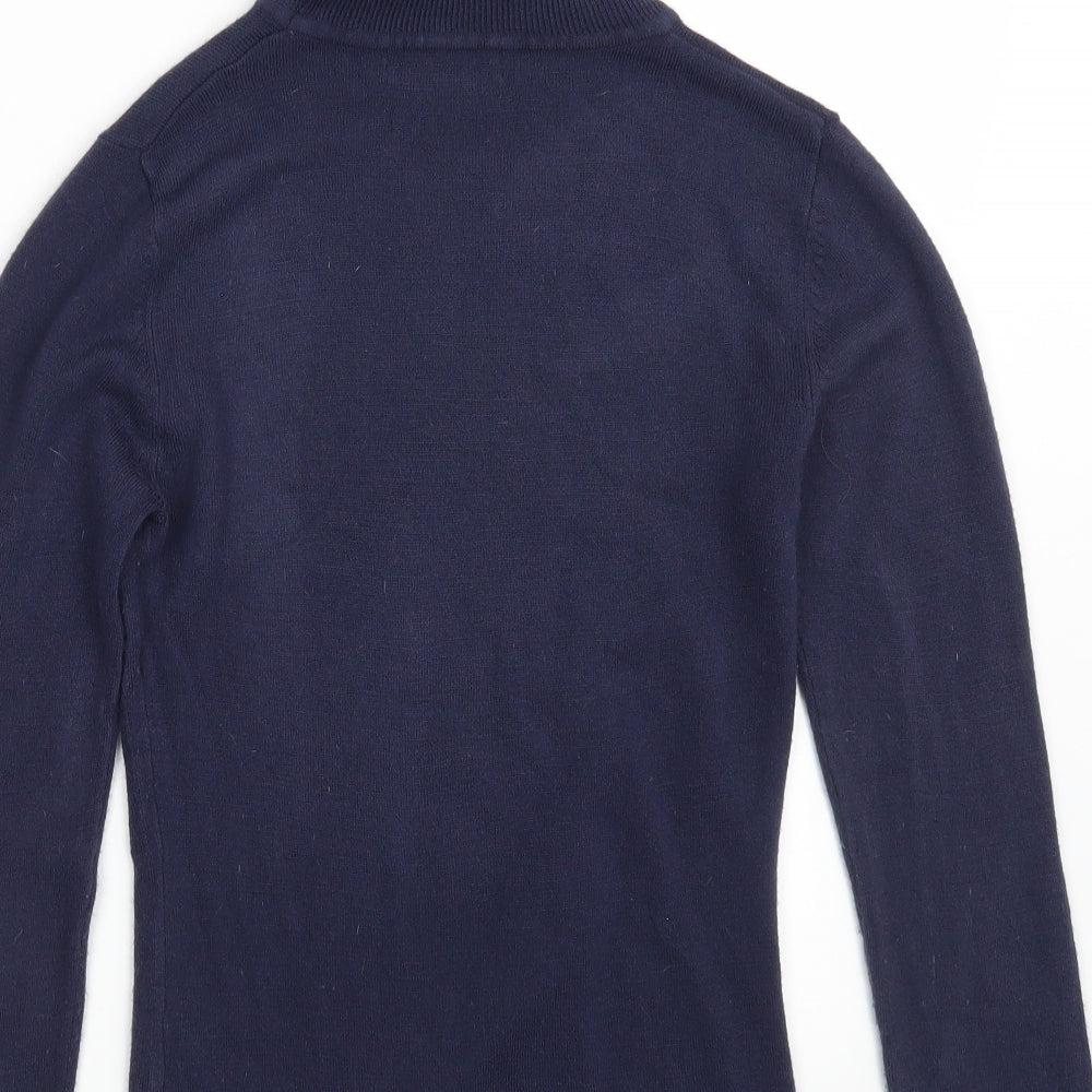 Atmosphere Womens Blue Knit Pullover Jumper Size 8