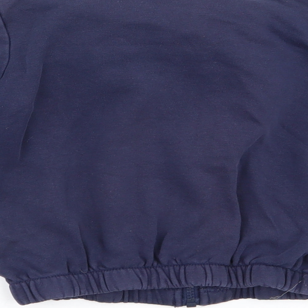 Asda George Girls Blue Full Zip Jumper Size 4-5 Years
