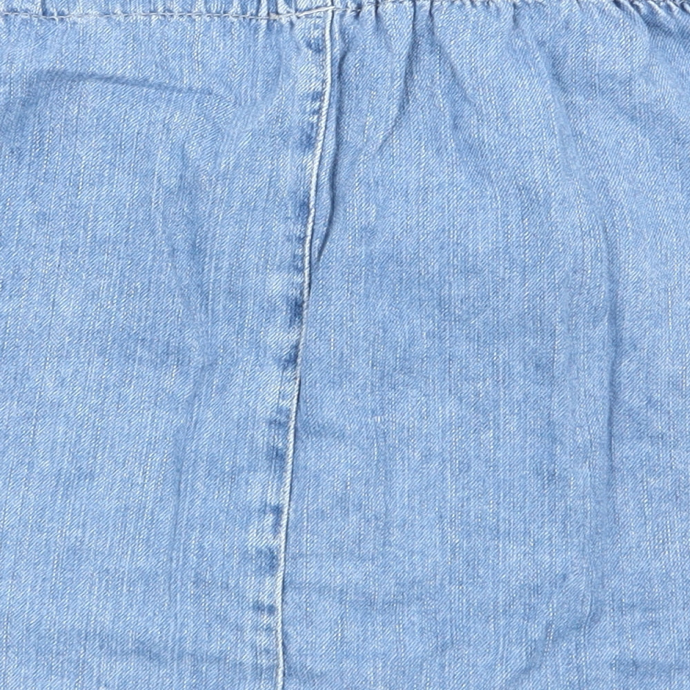 Asda George Womens Blue Flare Skirt Size 14