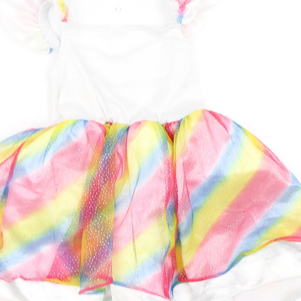B&M Girls White Tutu Dress Size 3-4 Years