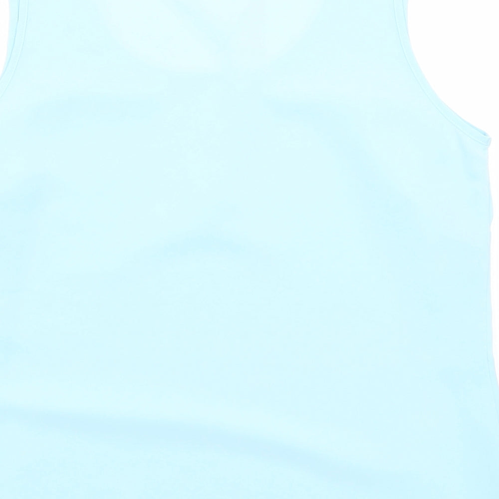 M&S Womens Blue Basic Tank Size 12