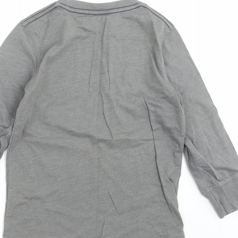 GapKids Boys Grey Basic T-Shirt Size 4-5 Years - football