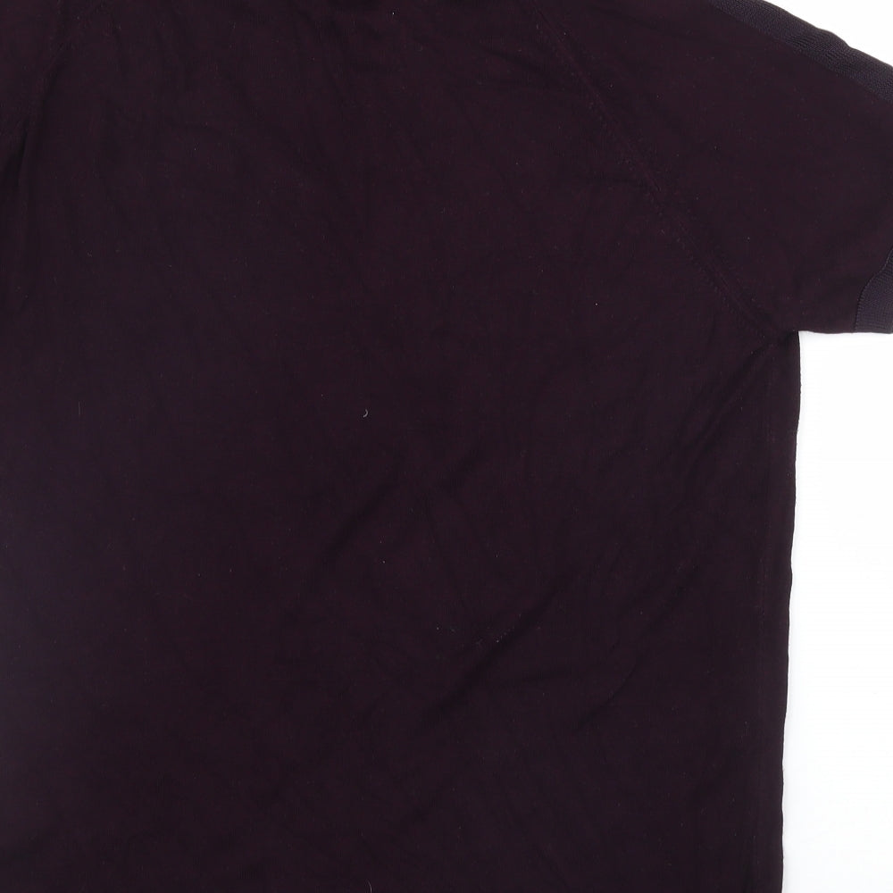 River Island Mens Purple Polo Size XL