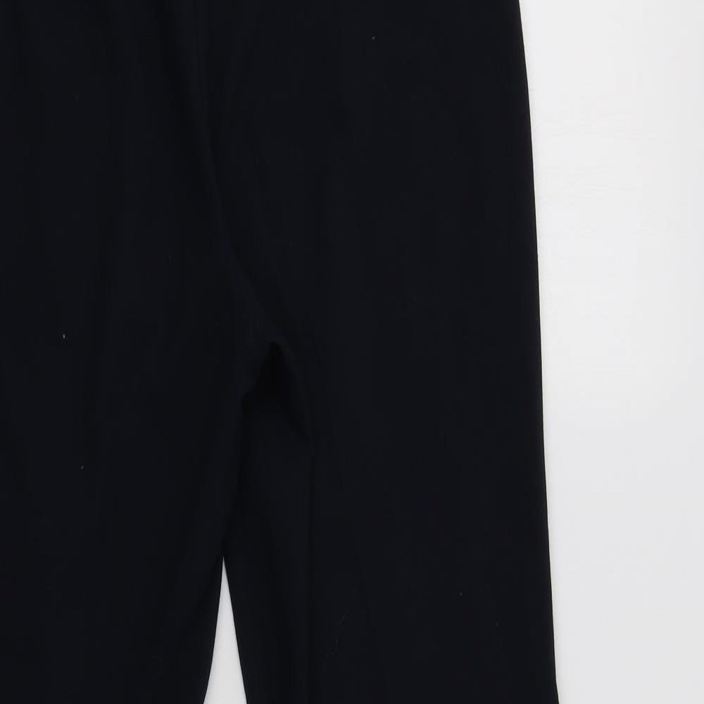 M&S Womens Blue Dress Pants Trousers Size 10 L29 in