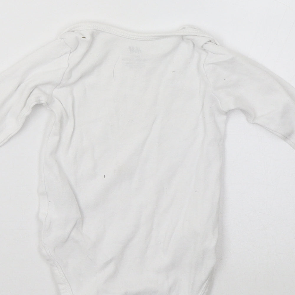 H&M Baby White Romper One-Piece Size 9-12 Months