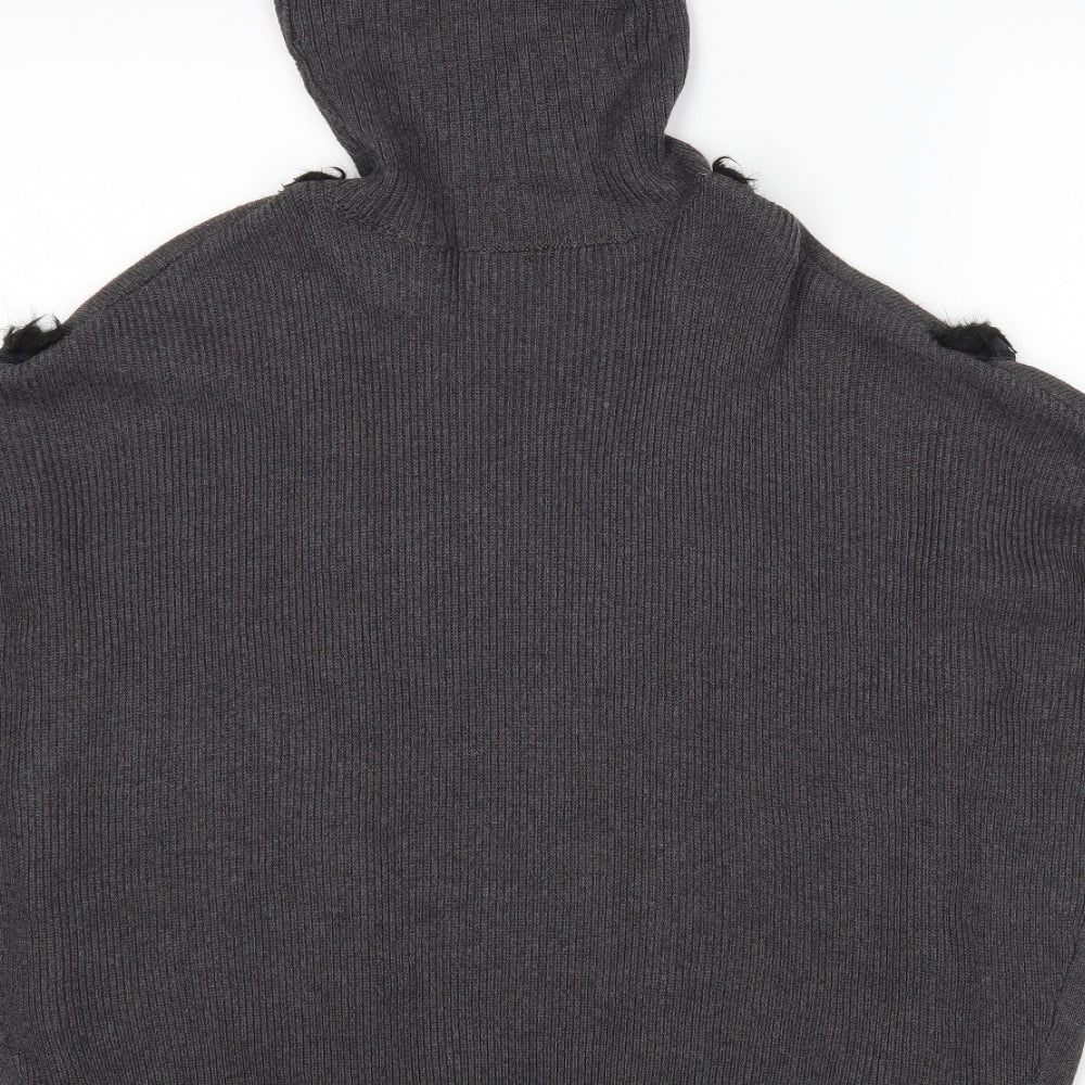 River Island Womens Grey Pullover Jumper Size S