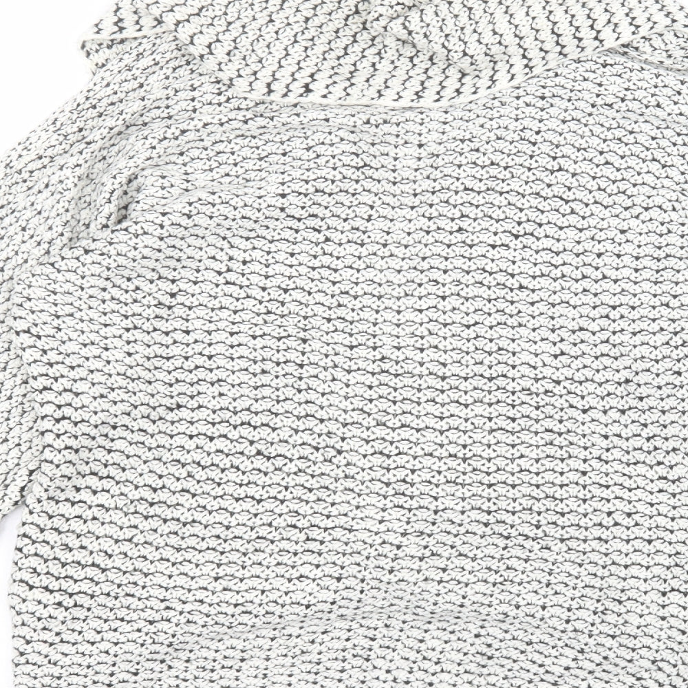 New Look Womens White Cardigan Jumper Size S