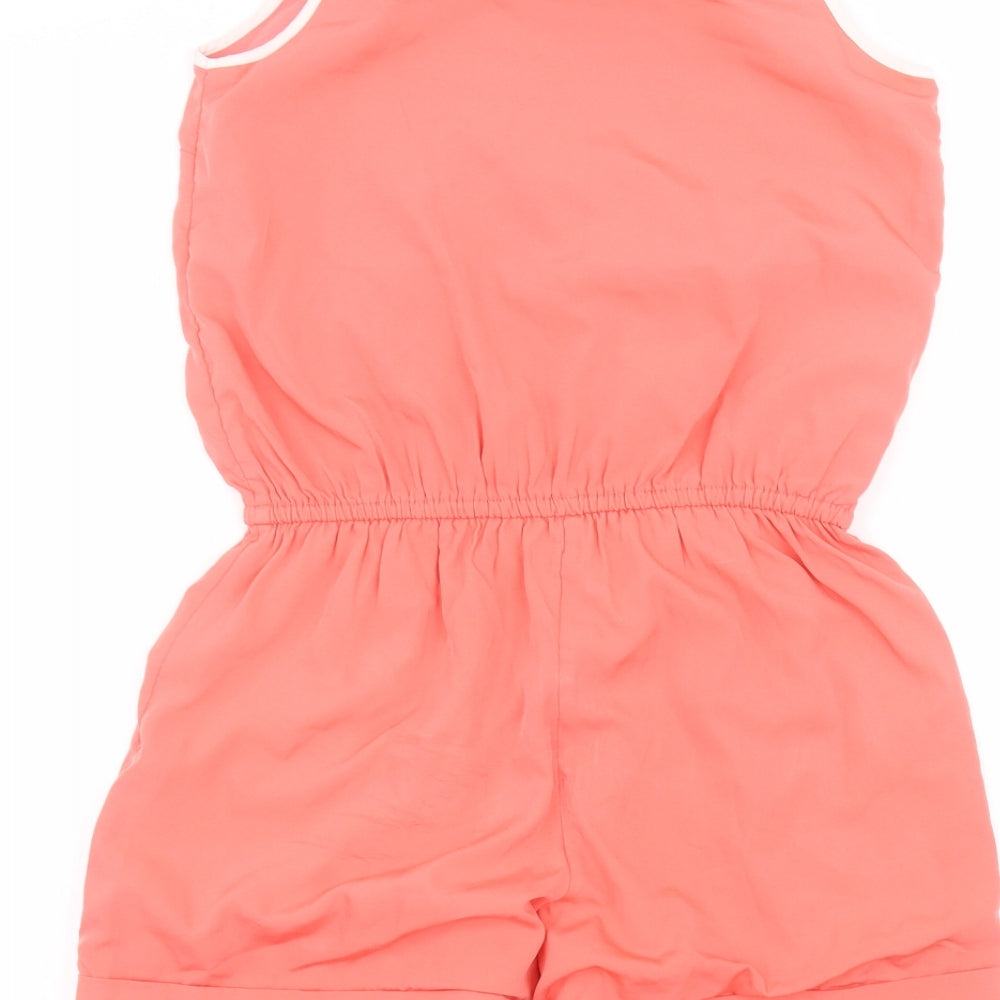 Marks and Spencer Girls Pink Playsuit One-Piece Size 12-13 Years