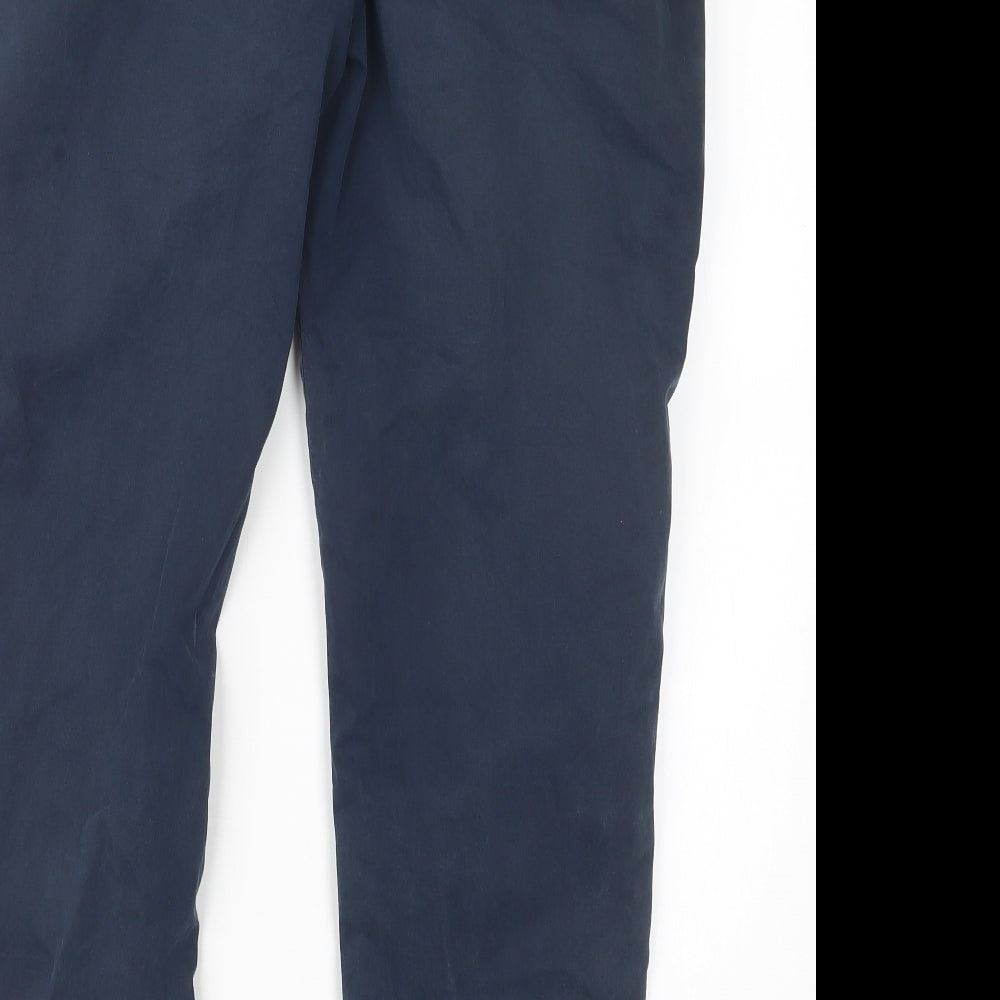 Marks and Spencer Womens Blue Trousers Size 14 L27 in