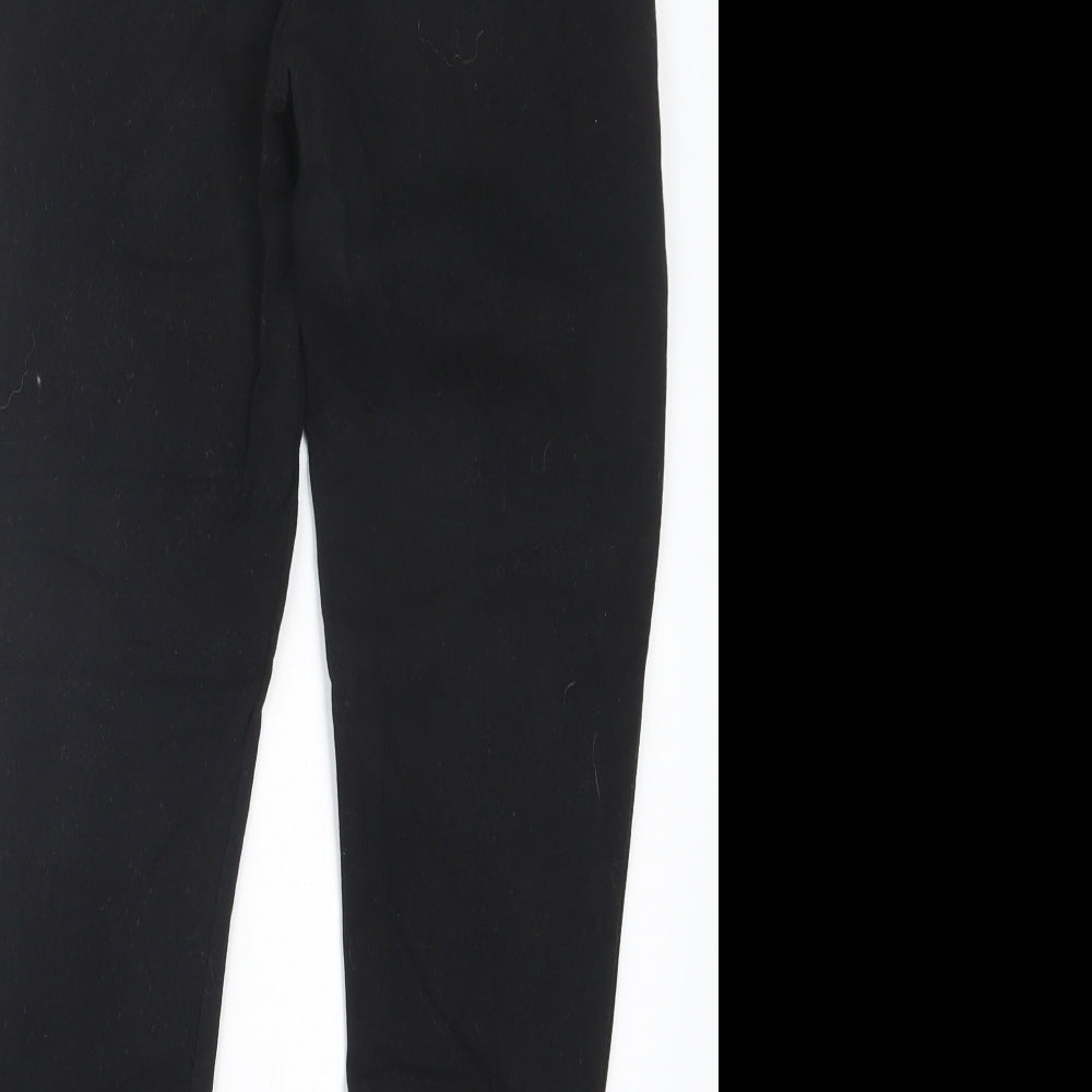 The Fancy for You Womens Black Jogger Trousers Size S L26 in