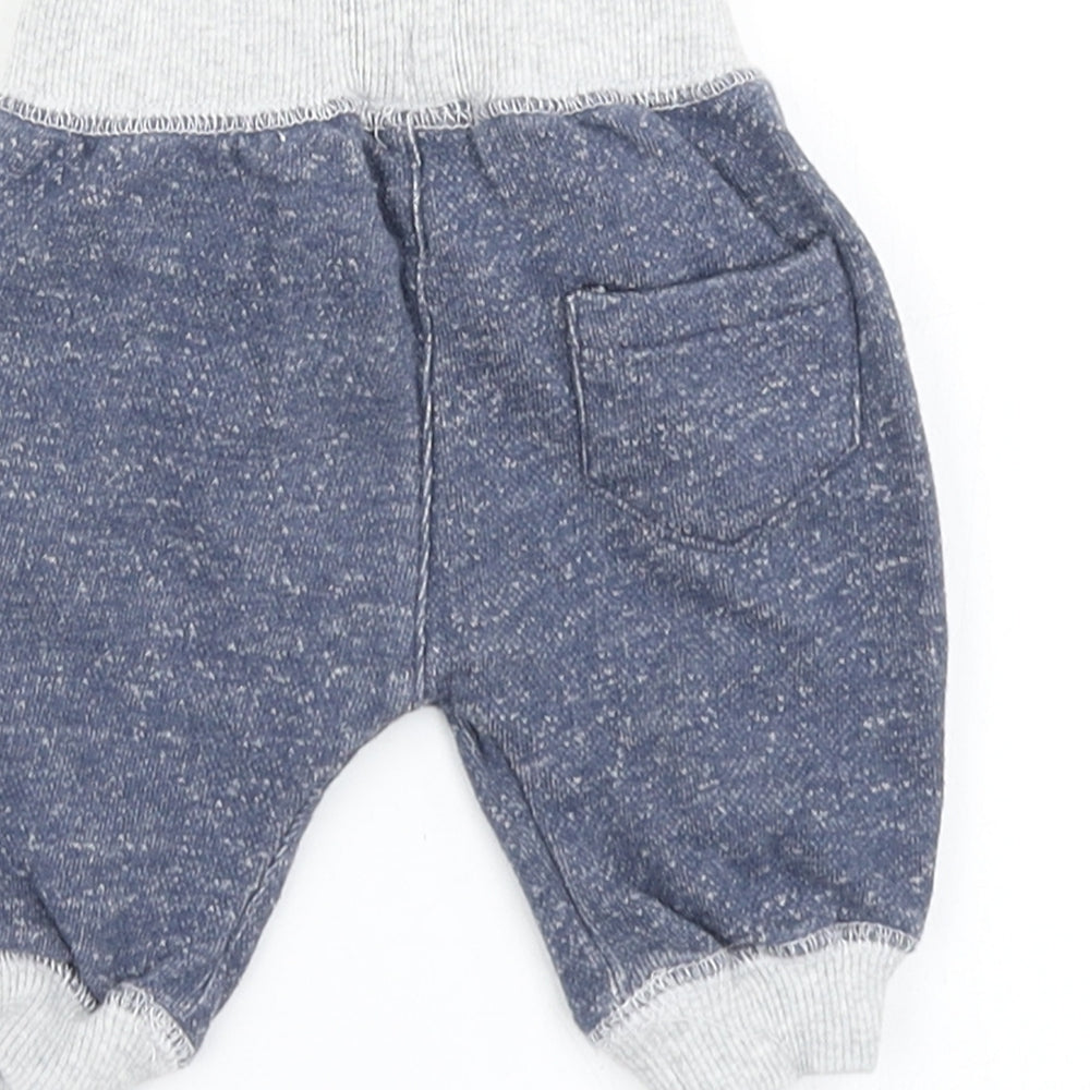 F&F Boys Blue Jogger Trousers Size 0-3 Months