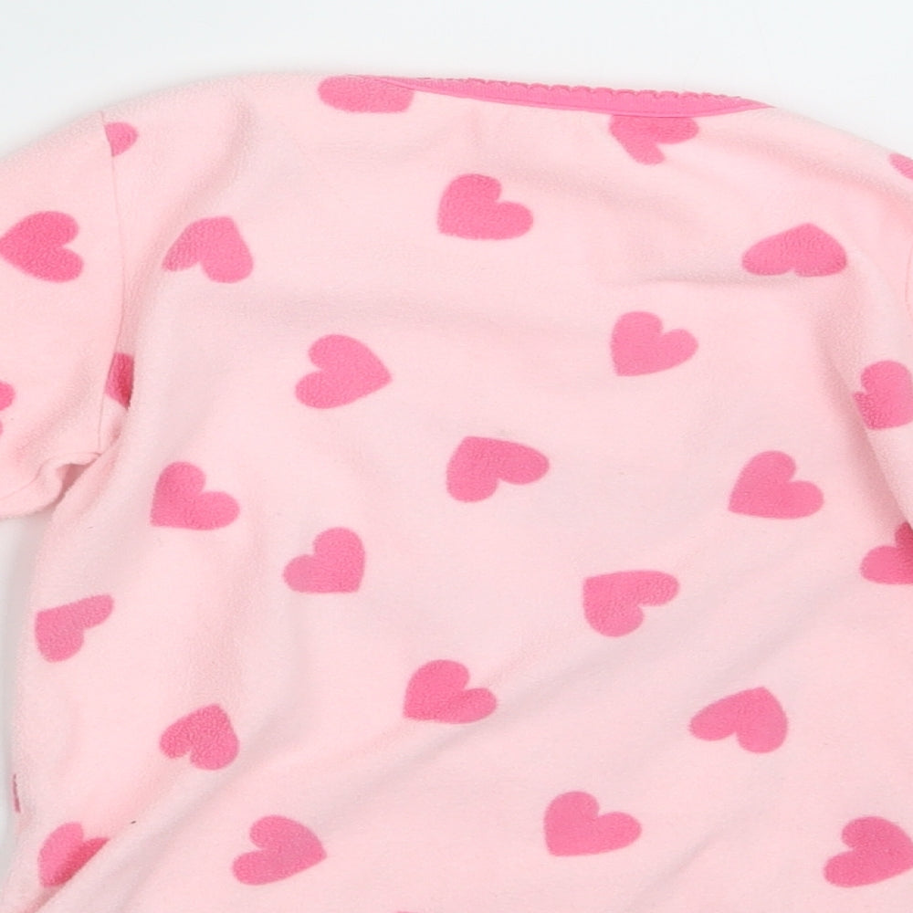 Primark Girls Pink Polka Dot Pullover Jumper Size 5-6 Years