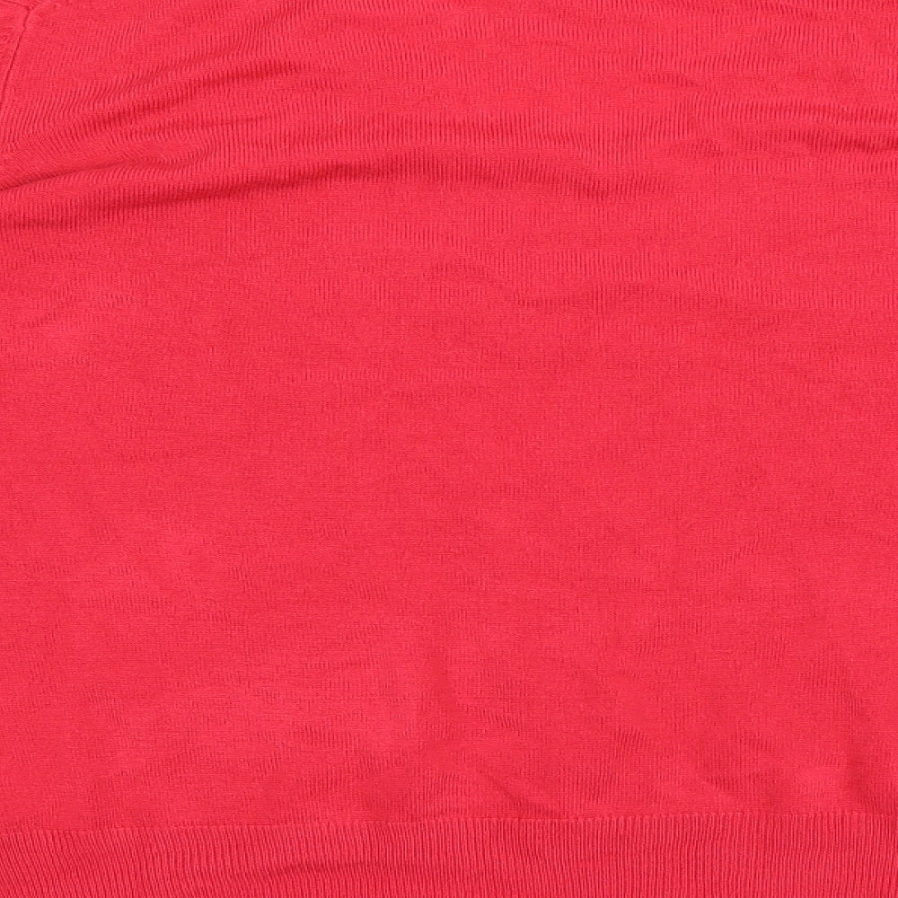 marks Womens Red Pullover Jumper Size 20
