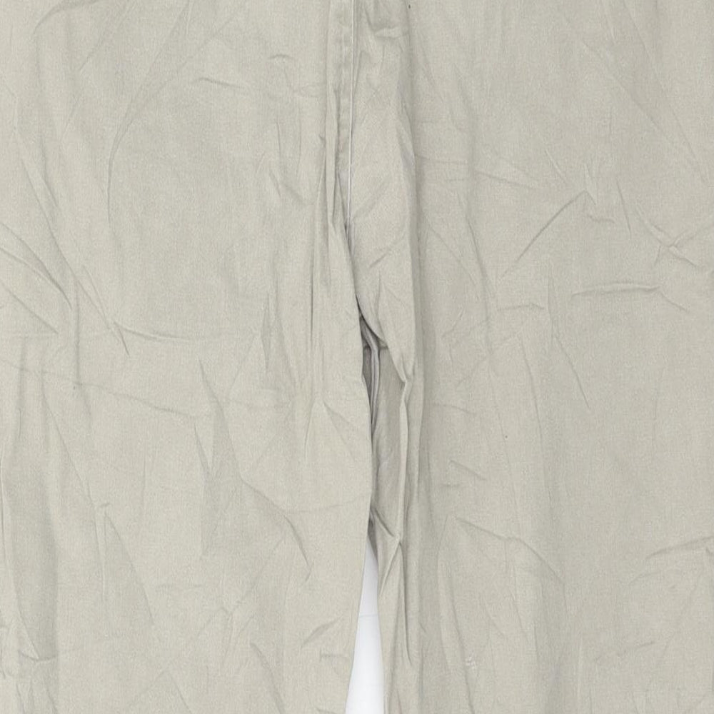Shine Original Womens Grey Trousers Size 32 in L25.5 in