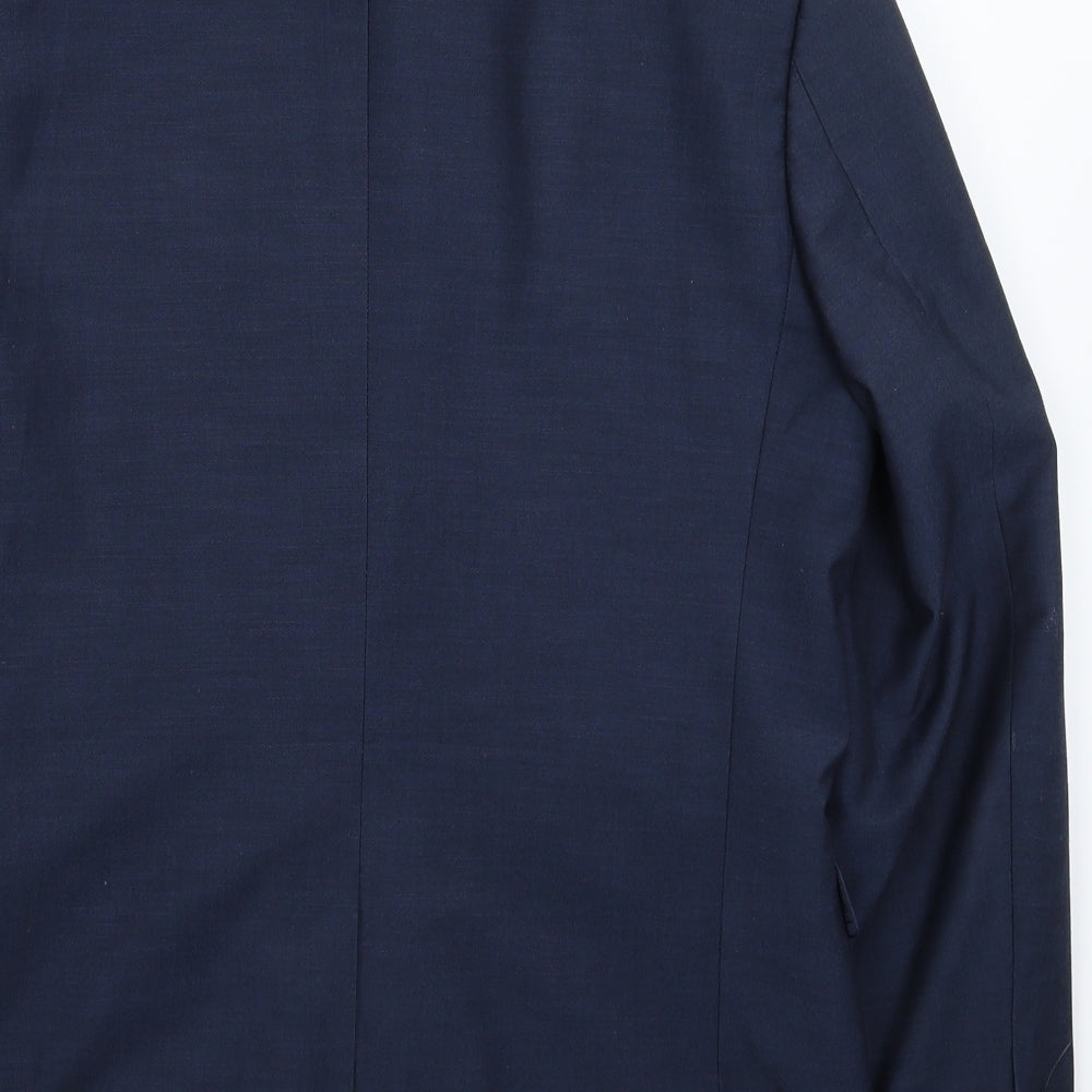 Cedar Wood State Mens Blue Jacket Suit Jacket Size 40