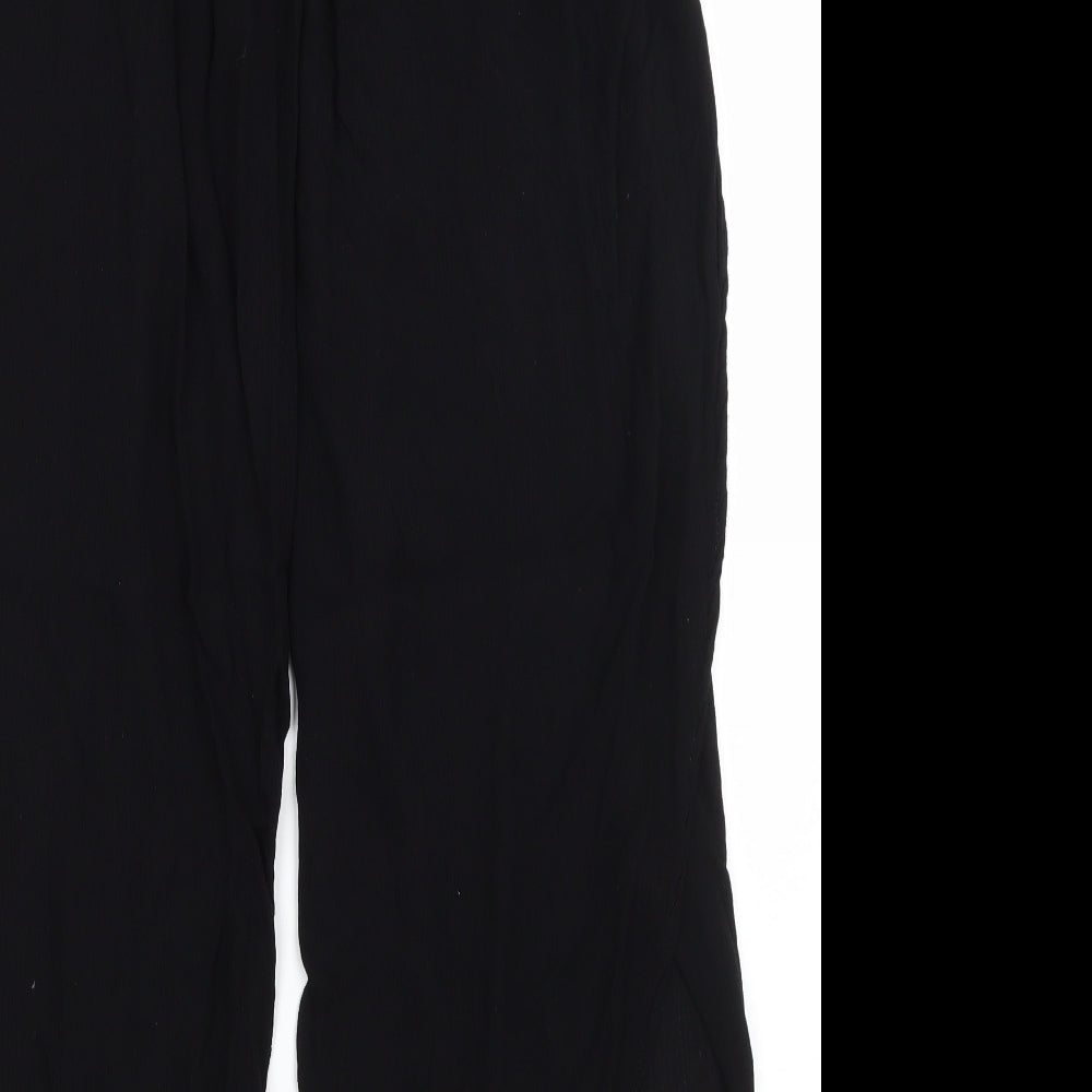 Akasa Womens Black Trousers Size 12 L29 in
