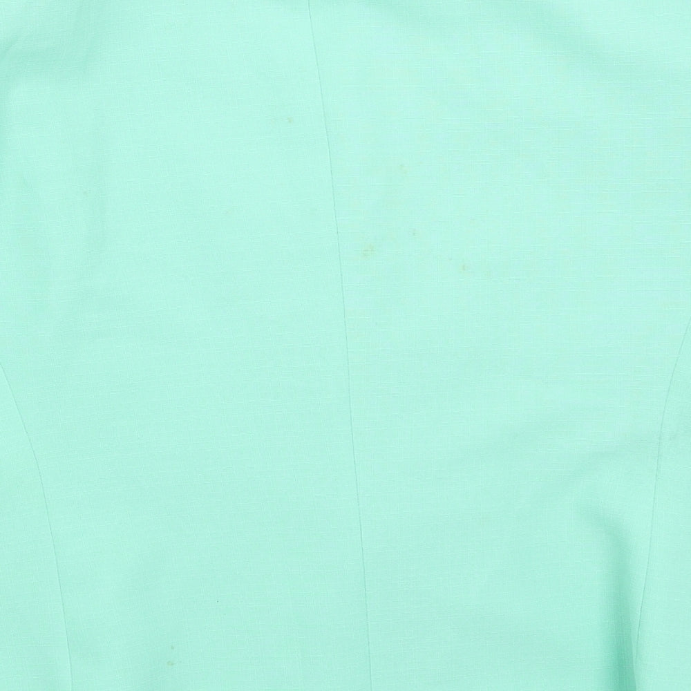 Preworn Womens Blue Jacket Blazer Size 18
