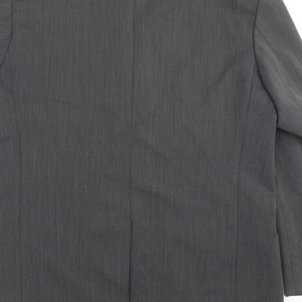 BHS Mens Grey Striped Jacket Suit Jacket Size 42